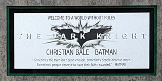 Cristian Bale-Batman signed photo