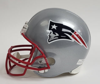 Tom Brady/Rob Gronkowski-Patriots signed full size helmet-Beckett/TriStar