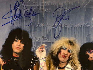 Twisted Sister Band Signed Stay Hungry Record Album Pull Out Poster