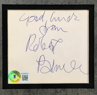 Robert Palmer Signed Cut