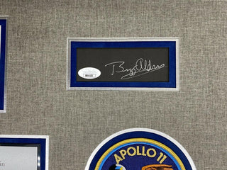 Apollo 11 Signed Crew Display Armstrong Collins Aldrin