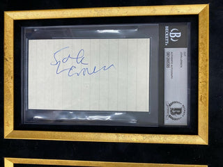 The Beatles Group Signed Slabbed Signature Cards