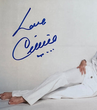 Celine Dion signed photo