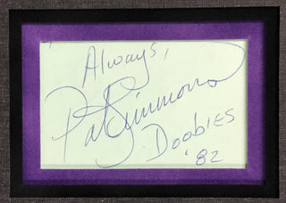 Patrick Simmons Doobie Brothers Signed Cut