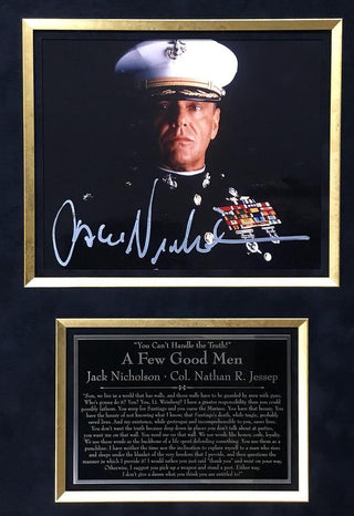 Jack Nicholson A Few Good Men Signed Photograph Colonel Jessup