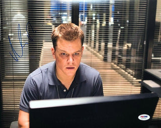 Matt Damon Signed The Departed Photo Newly Custom Framed FREE SHIPPING PSA COA