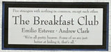 Emilio Estevez-The Breakfast Club signed photo