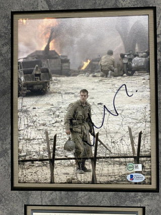 Matt Damon Signed Saving Private Ryan Photo