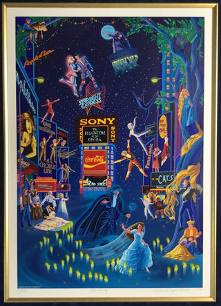 Melanie Taylor Kent Broadway NYC L/ED Signed & Numbered Serigraph