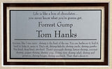 Tom Hanks-Forrest Gump signed cut