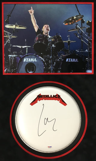 Lars Ulrich-Metallica signed drum head