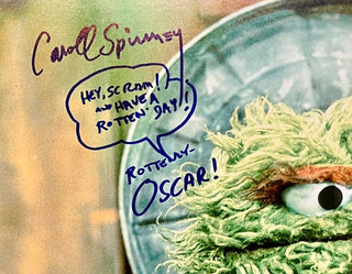 Carroll Spinney-Oscar the Grouch signed photo