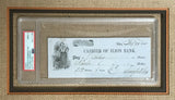 Eliphalet Remington-Remington Arms signed personal check