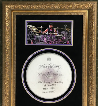 Mike Portnoy Signed Used Drum Head Dream Theater Awake Album