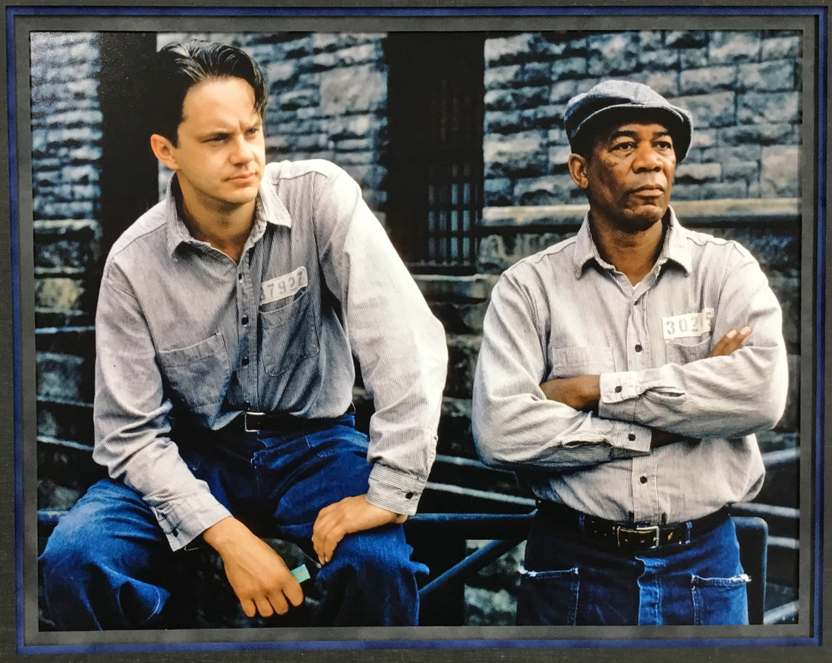Morgan Freeman/ Tim Robbins signed photo